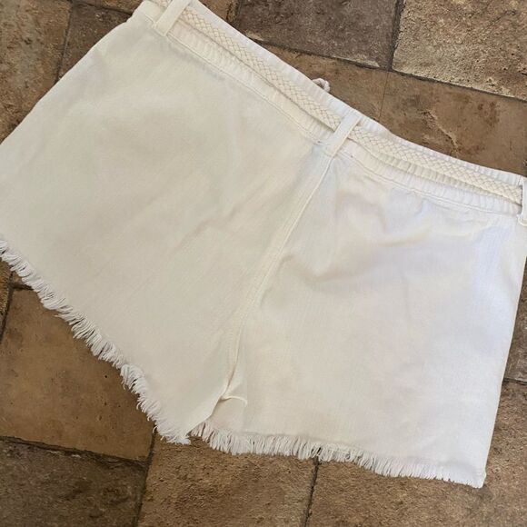 Aerie White Denim Shorts sz Small - Picture 2 of 4